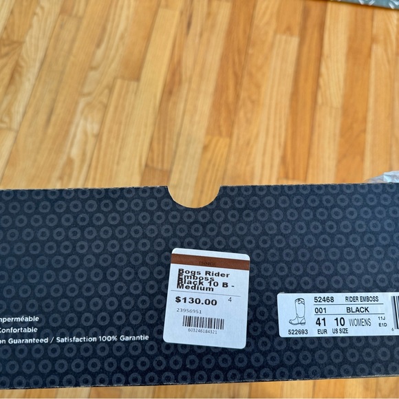 Bogs Black Rider Emboss Boots - Picture 5 of 9